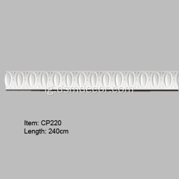 Polyurethane Egg na Dart Panel Moldings